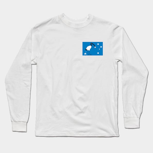 bin chicken flag Long Sleeve T-Shirt by vectormutt